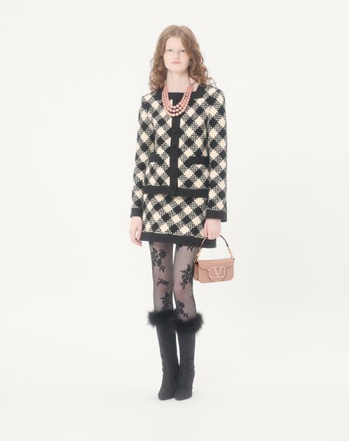 Valentino Garavani - Valentino Garavani Locò Small Shoulder Bag With Jewel Logo - Rose Cannelle - Woman - Shoulder Bags